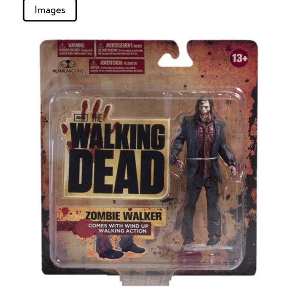 The Walking Dead Zombie Walker Action Figure With Wind Up Walking Action - Picture 2 of 8